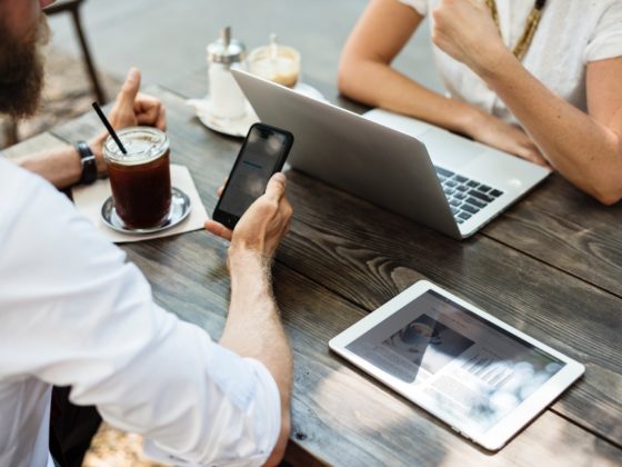 people working together at a table